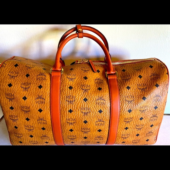 🧳 AUTHENTIC MCM Brand New Never Used Travel Bag - Picture 3 of 14